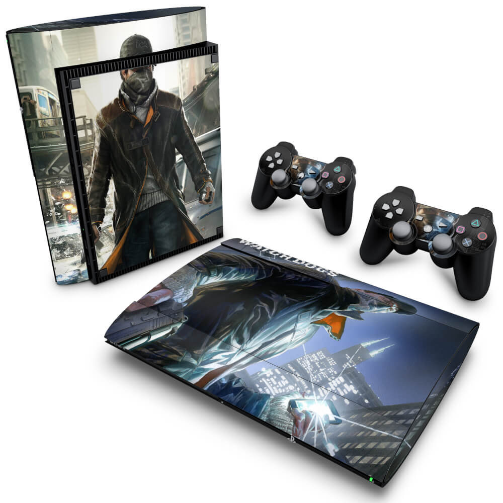 Skin Anti-Rage PS3 Super Slim - Watch Dogs