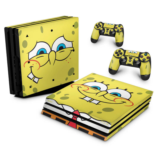 Skin Anti-Rage PS4 Pro - Bob Esponja