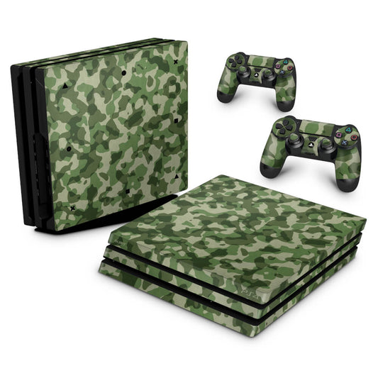 Skin Anti-Rage PS4 Pro - Camuflagem Exercito
