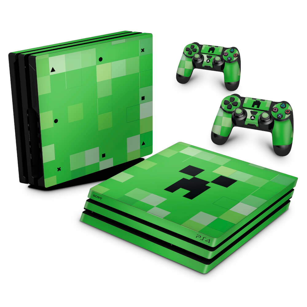 Skin Anti-Rage PS4 Pro - Creeper Minecraft