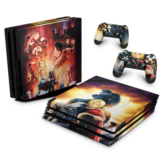 Skin Anti-Rage PS4 Pro - Fullmetal Alchemist: Brotherhood