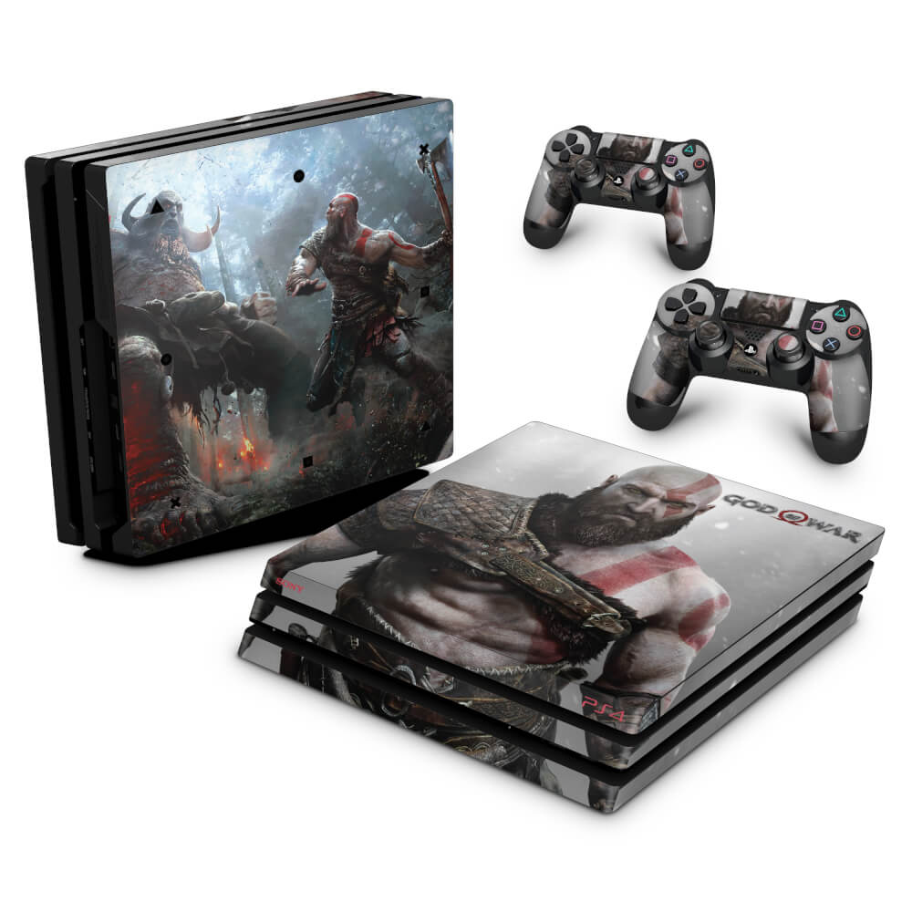 Skin Anti-Rage PS4 Pro - God Of War #B
