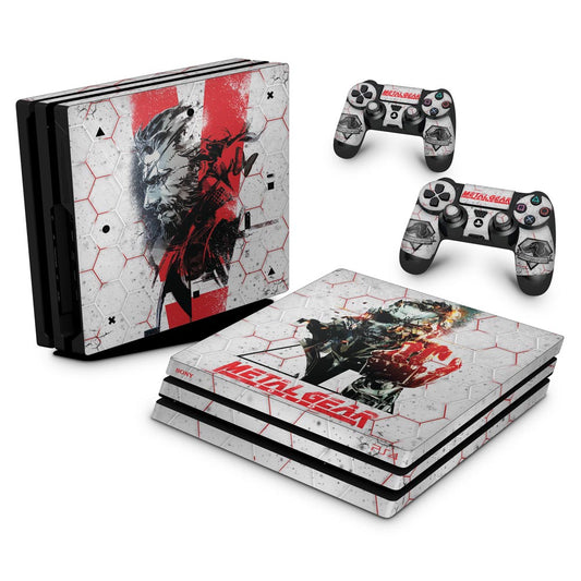 Skin Anti-Rage PS4 Pro - Metal Gear Solid