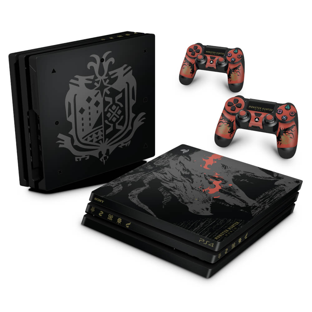Skin Anti-Rage PS4 Pro - Monster Hunter Edition