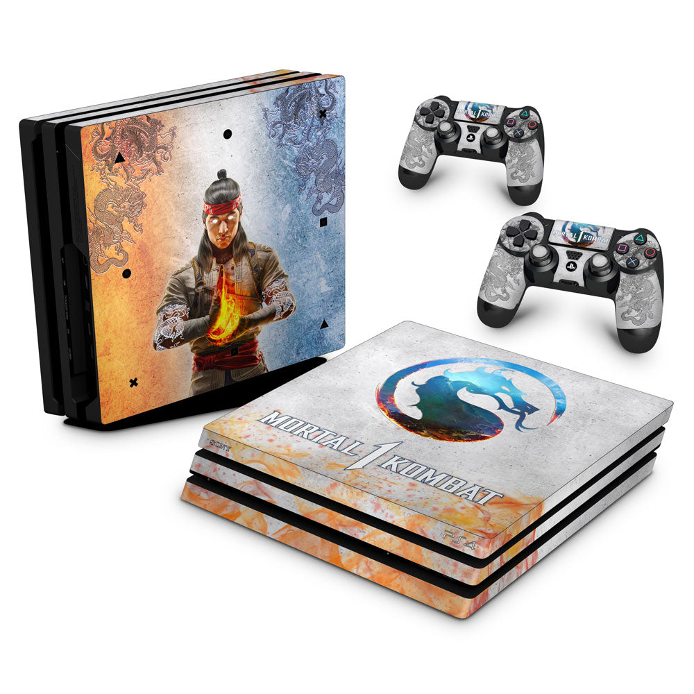 Skin Anti-Rage PS4 Pro - Mortal Kombat 1