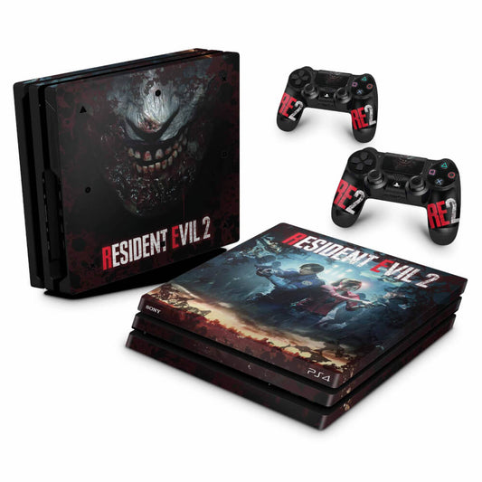 Skin Anti-Rage PS4 Pro - Resident Evil 2 Remake