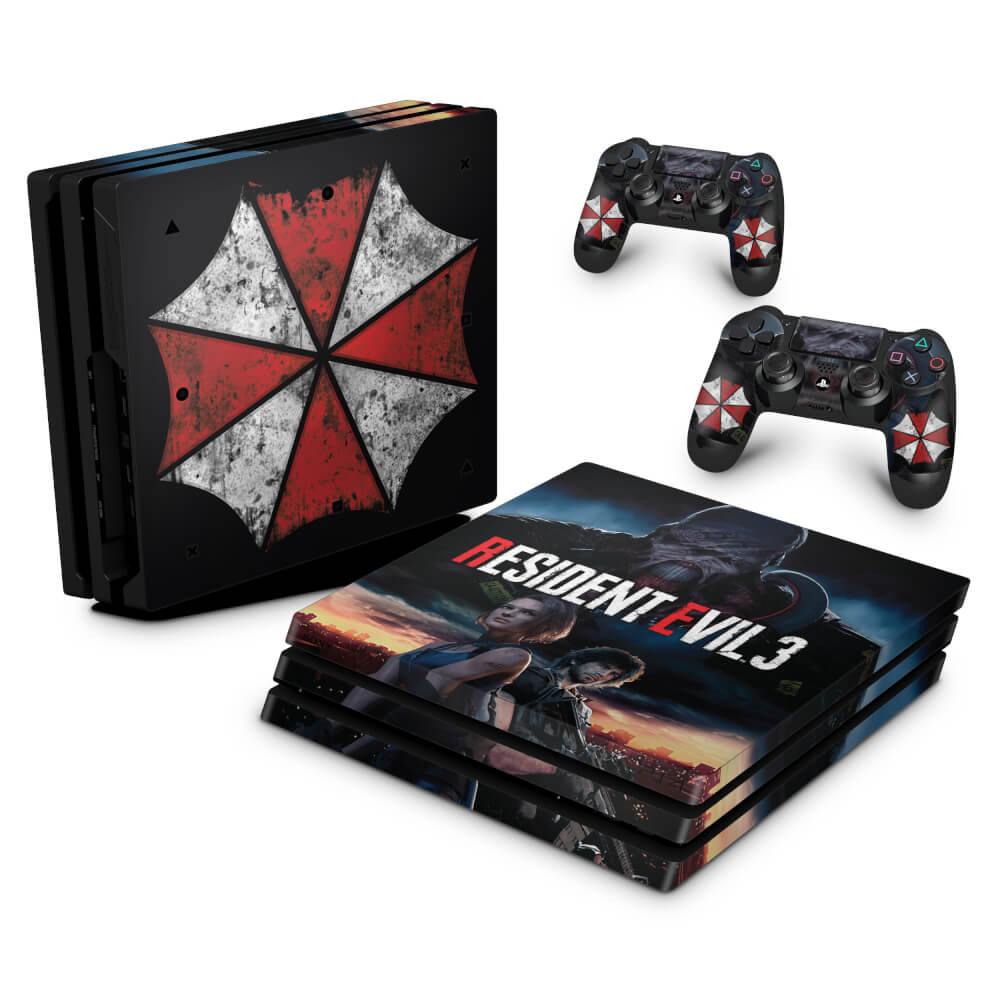 Skin Anti-Rage PS4 Pro - Resident Evil 3 Remake