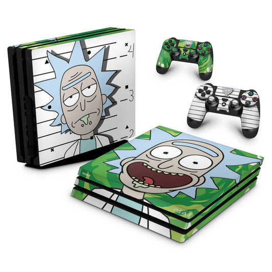 Skin Anti-Rage PS4 Pro - Rick Rick and Morty