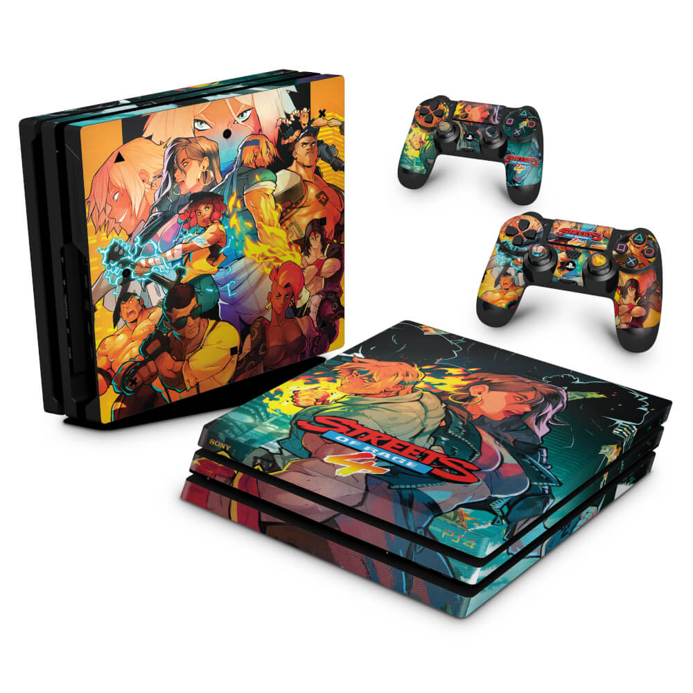 Skin Anti-Rage PS4 Pro - Streets of Rage 4