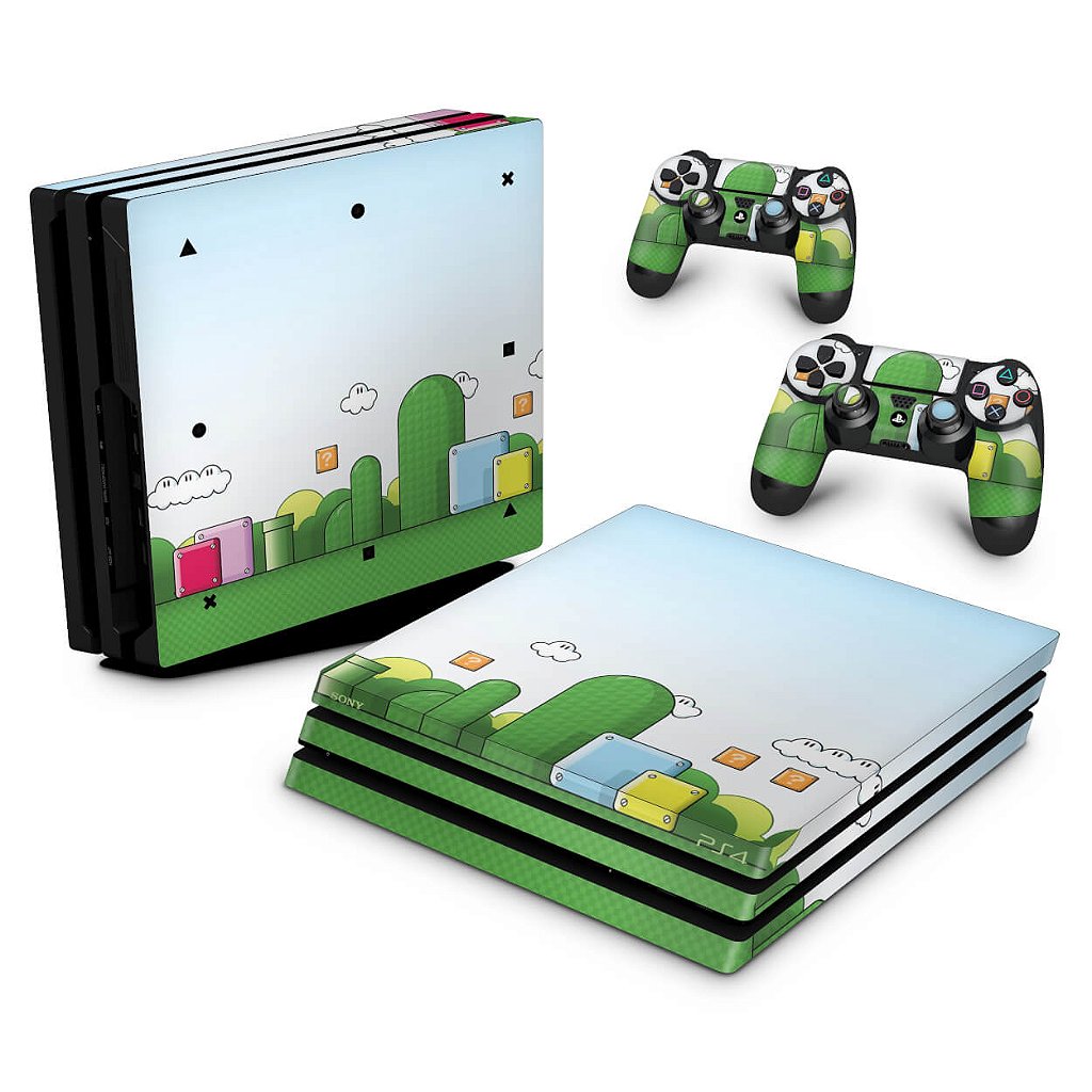 Skin Anti-Rage PS4 Pro - Super Mario