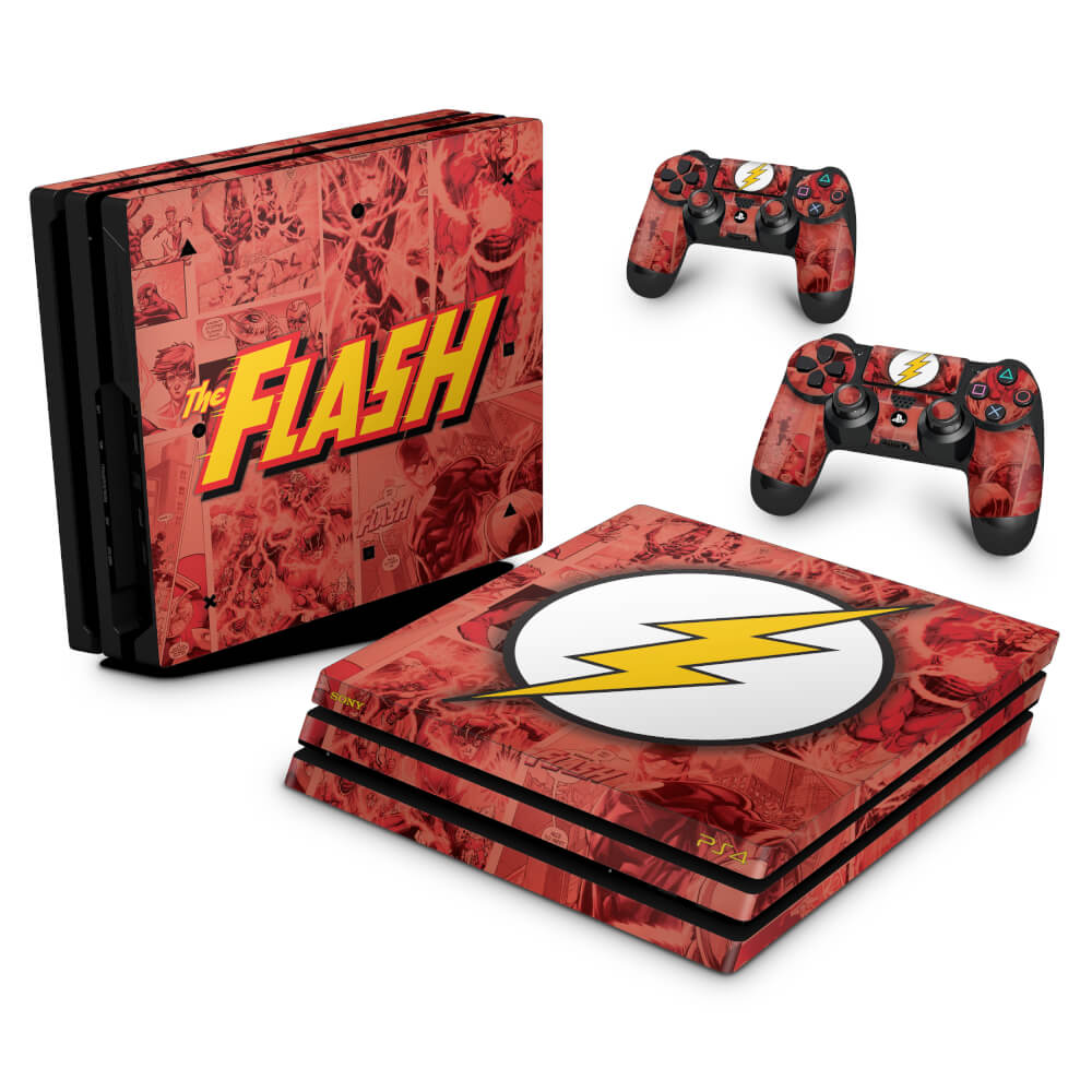 Skin Anti-Rage PS4 Pro - The Flash Comics