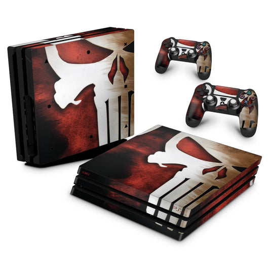 Skin Anti-Rage PS4 Pro - The Punisher Justiceiro