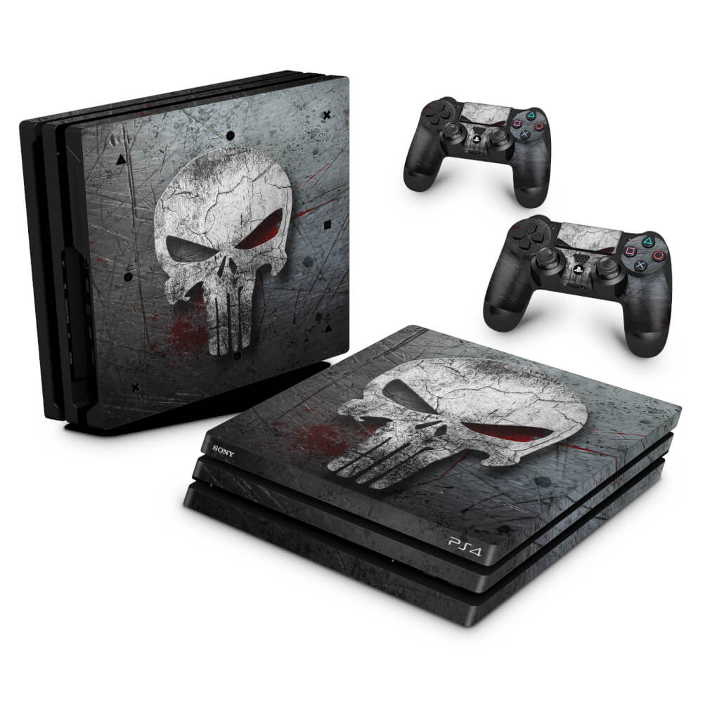 Skin Anti-Rage PS4 Pro - The Punisher Justiceiro #b