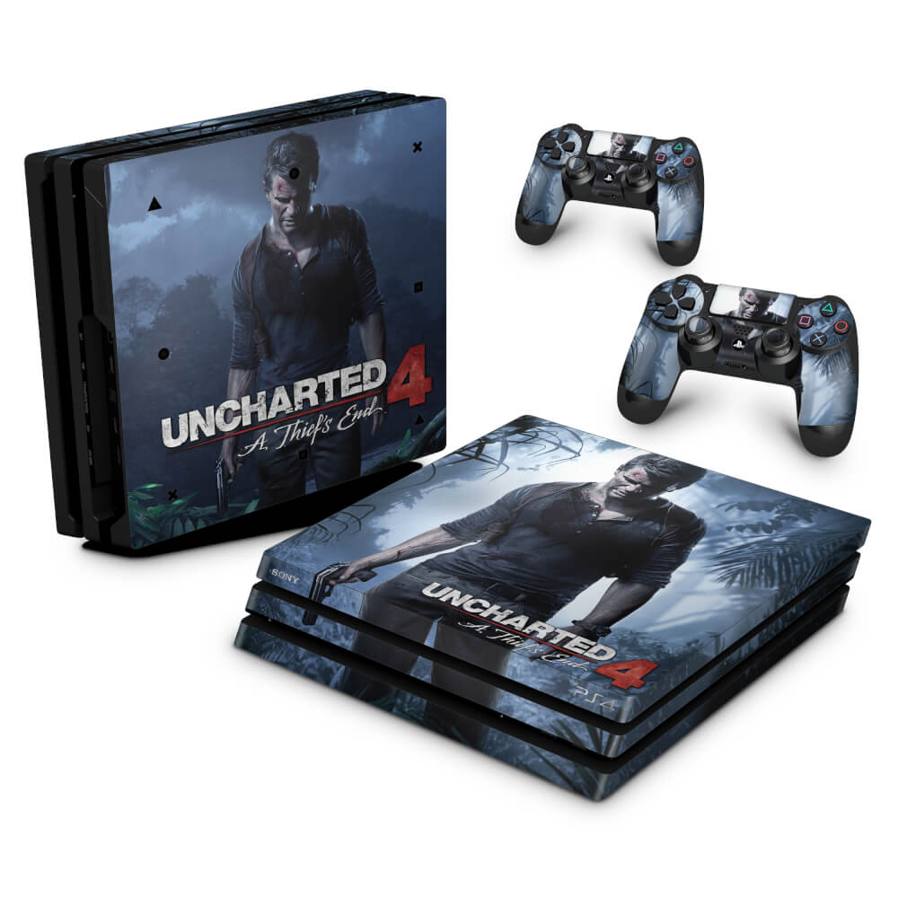 Skin Anti-Rage PS4 Pro - Uncharted 4