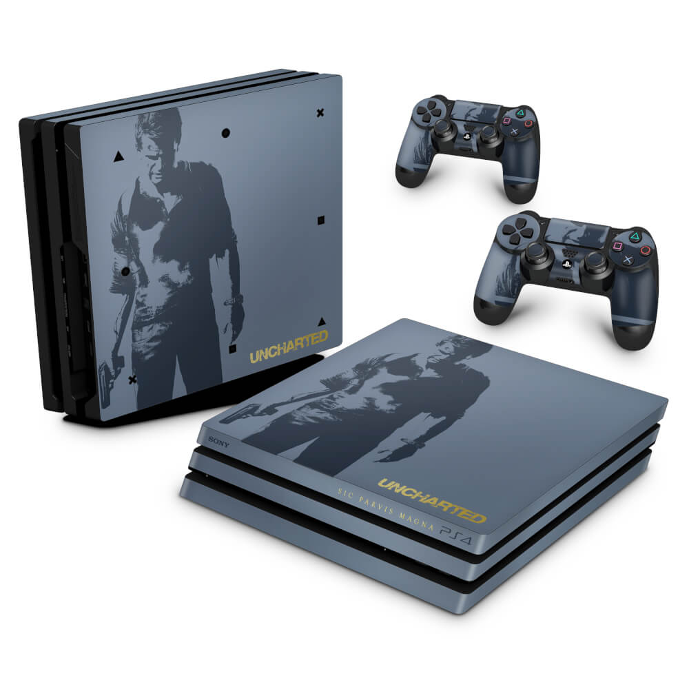 Skin Anti-Rage PS4 Pro - Uncharted 4 Limited Edition