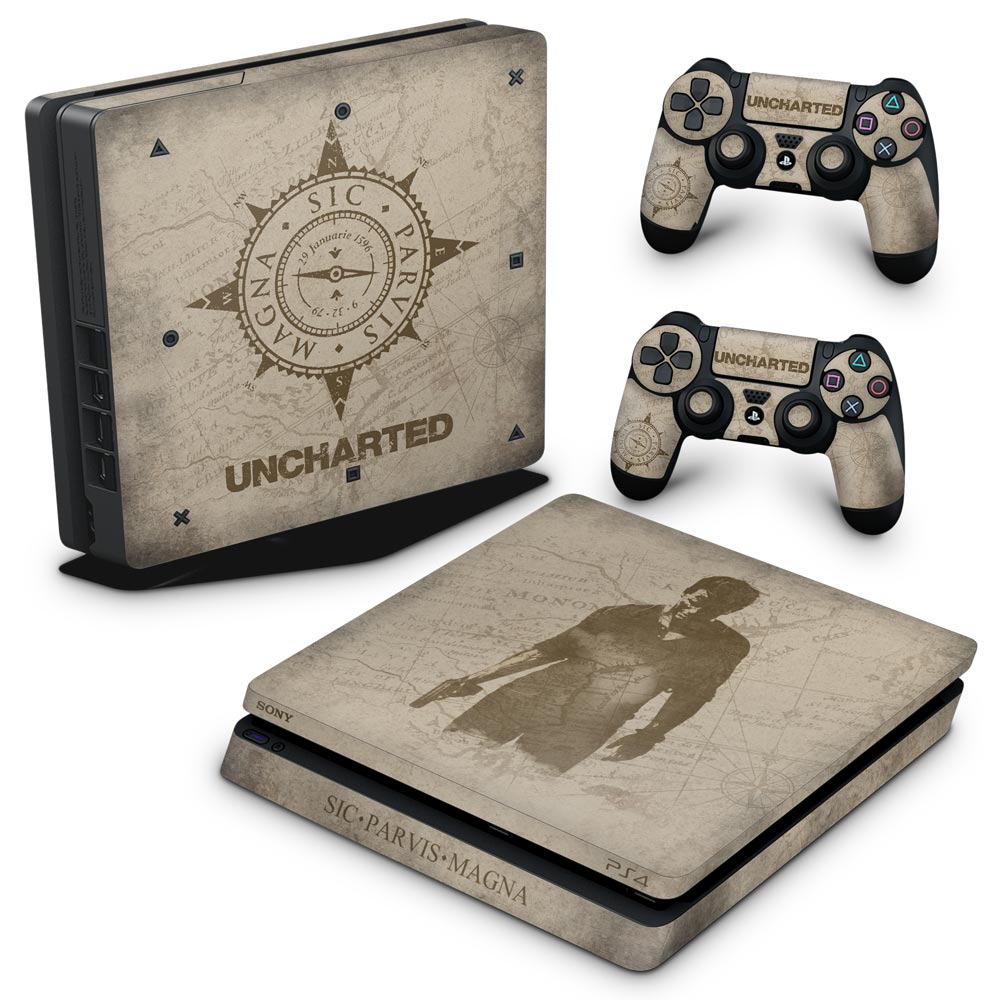 Skin Anti-Rage PS4 Slim - Uncharted