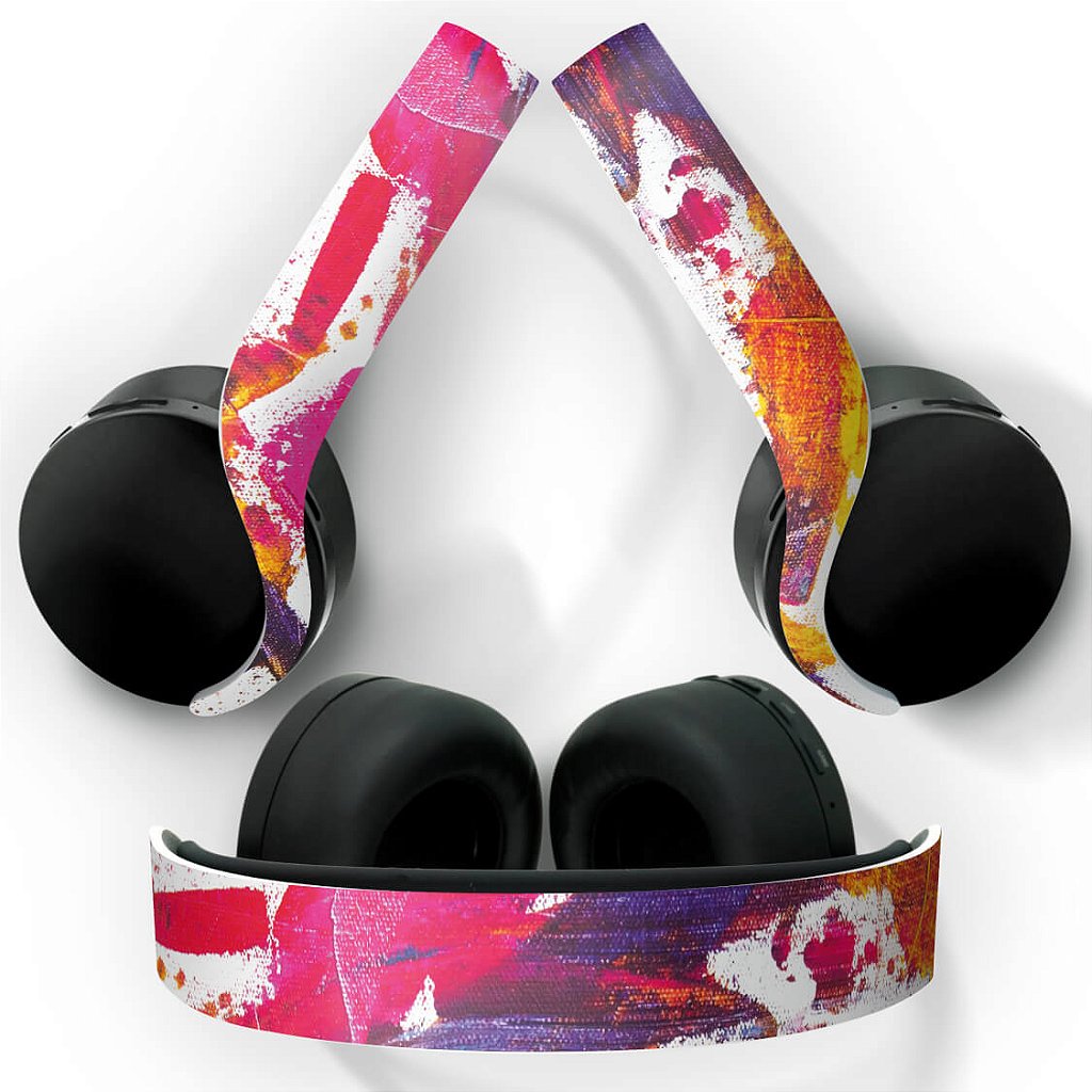 Skin Anti-Rage PS5 Headset Pulse 3D - Abstrato #103
