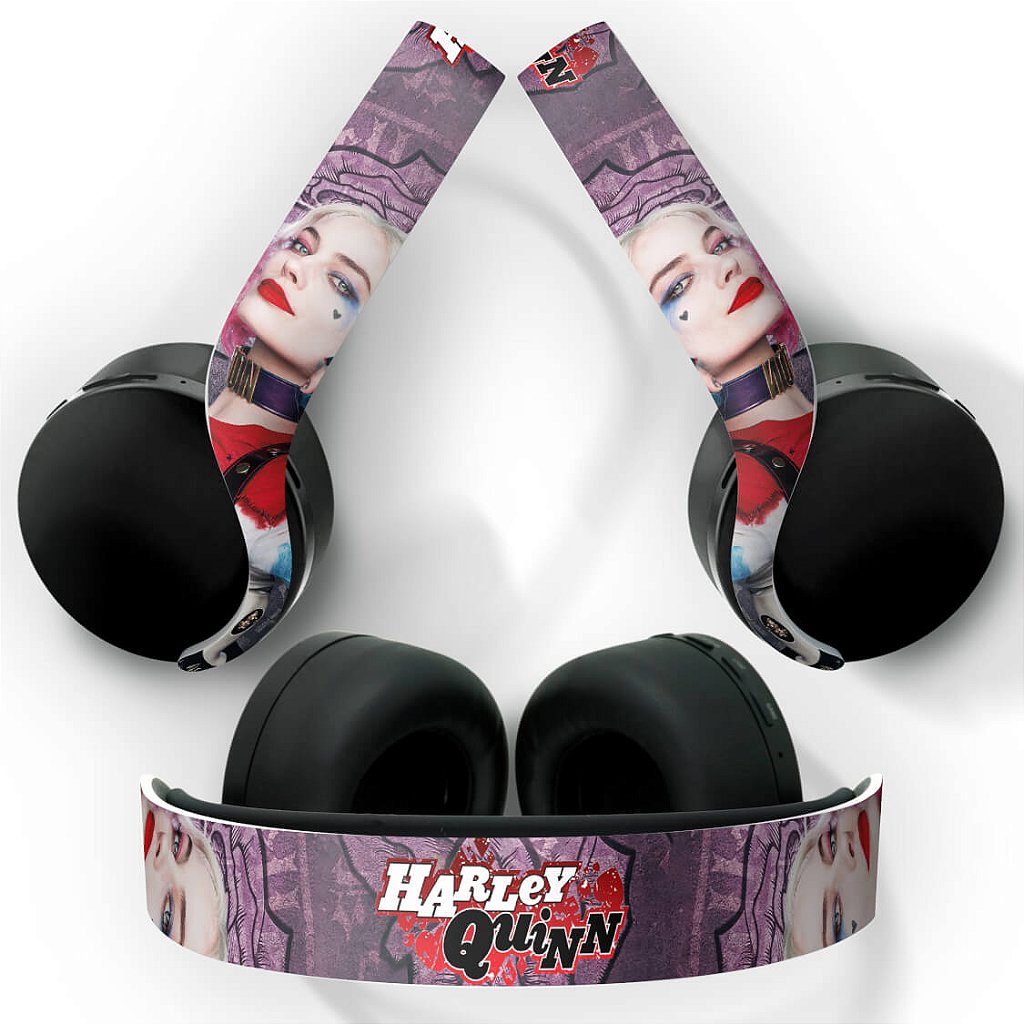 Skin Anti-Rage PS5 Headset Pulse 3D - Arlequina Harley Quinn