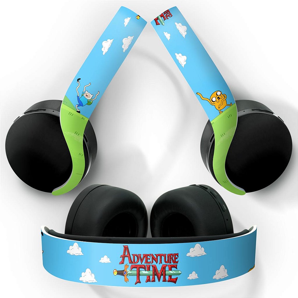 Skin Anti-Rage PS5 Headset Pulse 3D - Hora de Aventura