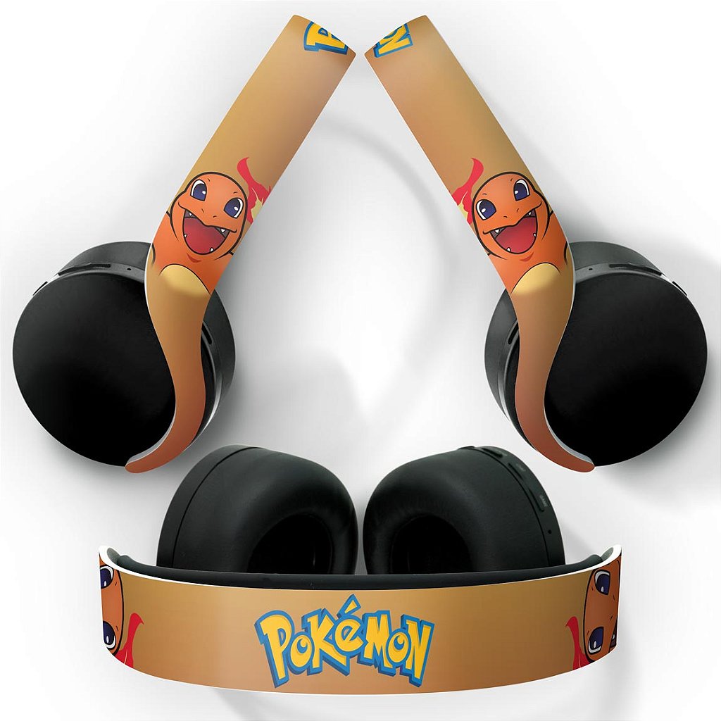 Skin Anti-Rage PS5 Headset Pulse 3D - Pokemon Charmander