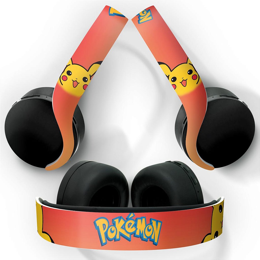 Skin Anti-Rage PS5 Headset Pulse 3D - Pokemon Pikachu