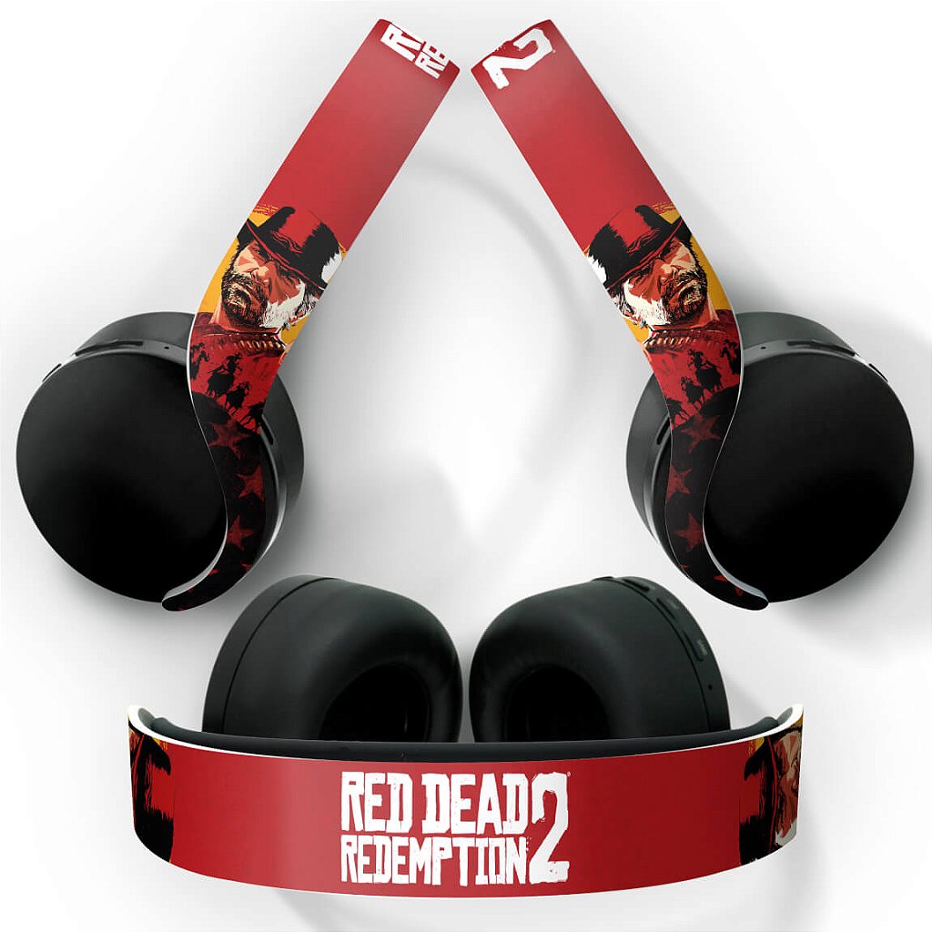 Skin Anti-Rage PS5 Headset Pulse 3D - Red Dead Redemption 2