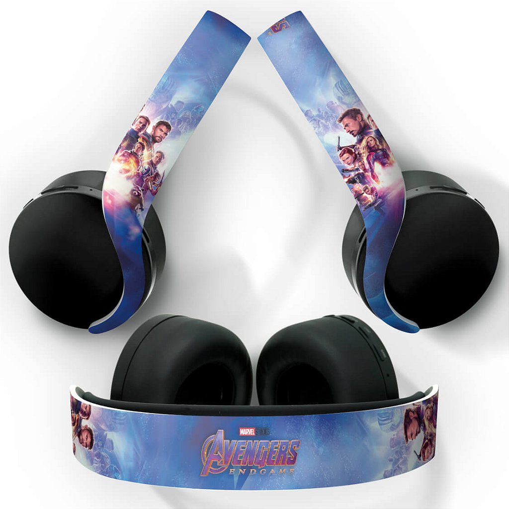 Skin Anti-Rage PS5 Headset Pulse 3D - Vingadores Ultimato Endgame