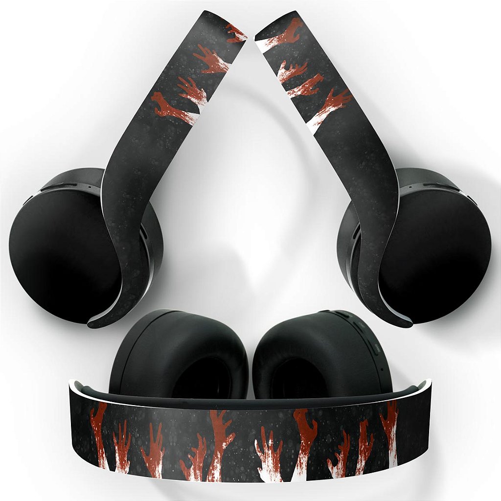 Skin Anti-Rage PS5 Headset Pulse 3D - Zombie Zumbi The Walking