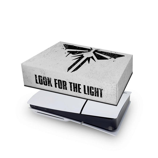 Capa Anti Poeira PS5 Slim Horizontal - The Last Of Us Firefly