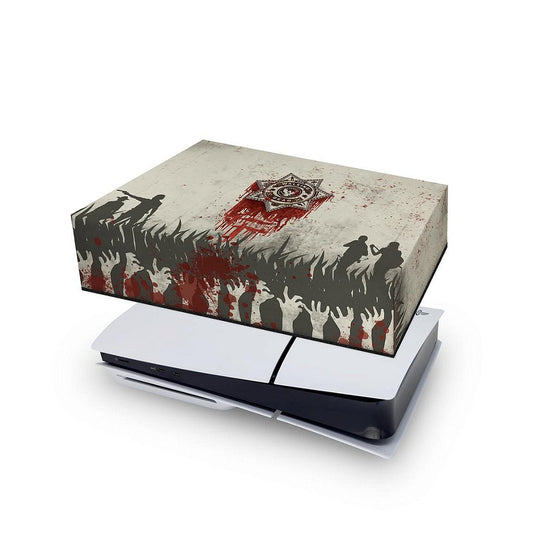 Capa Anti Poeira PS5 Slim Horizontal - The Walking Dead