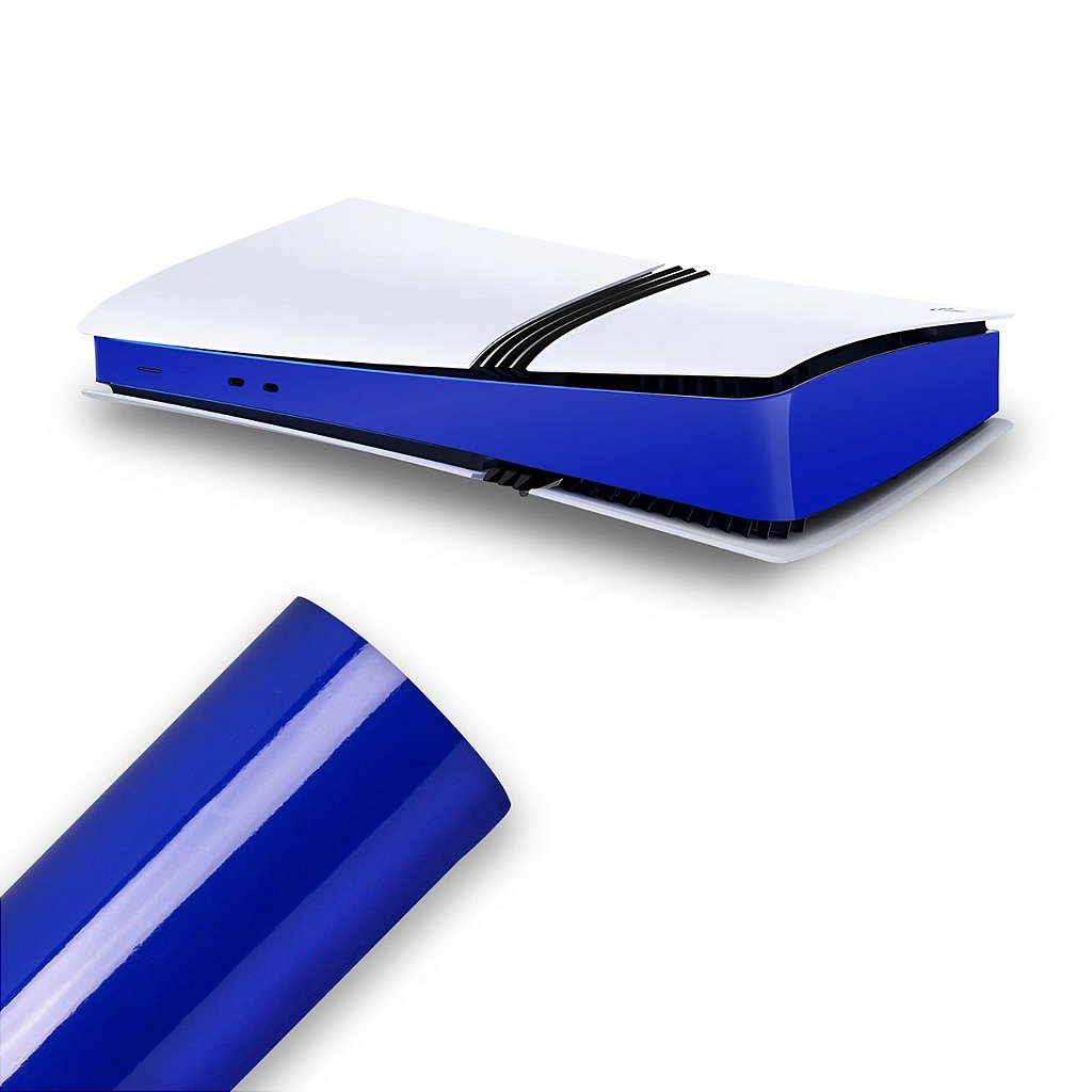 Skin PS5 Pro Central - Azul Escuro