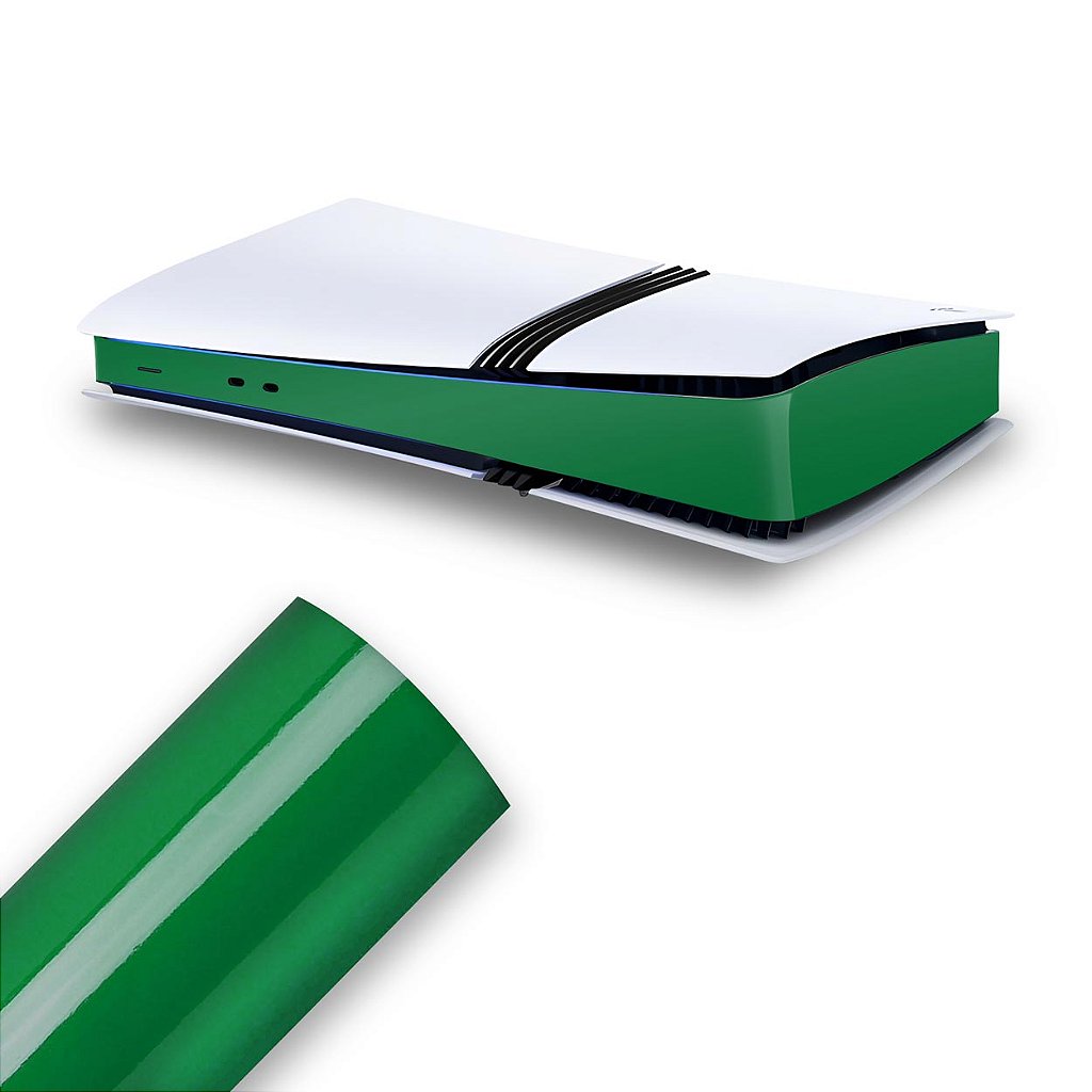 Skin PS5 Pro Central - Verde