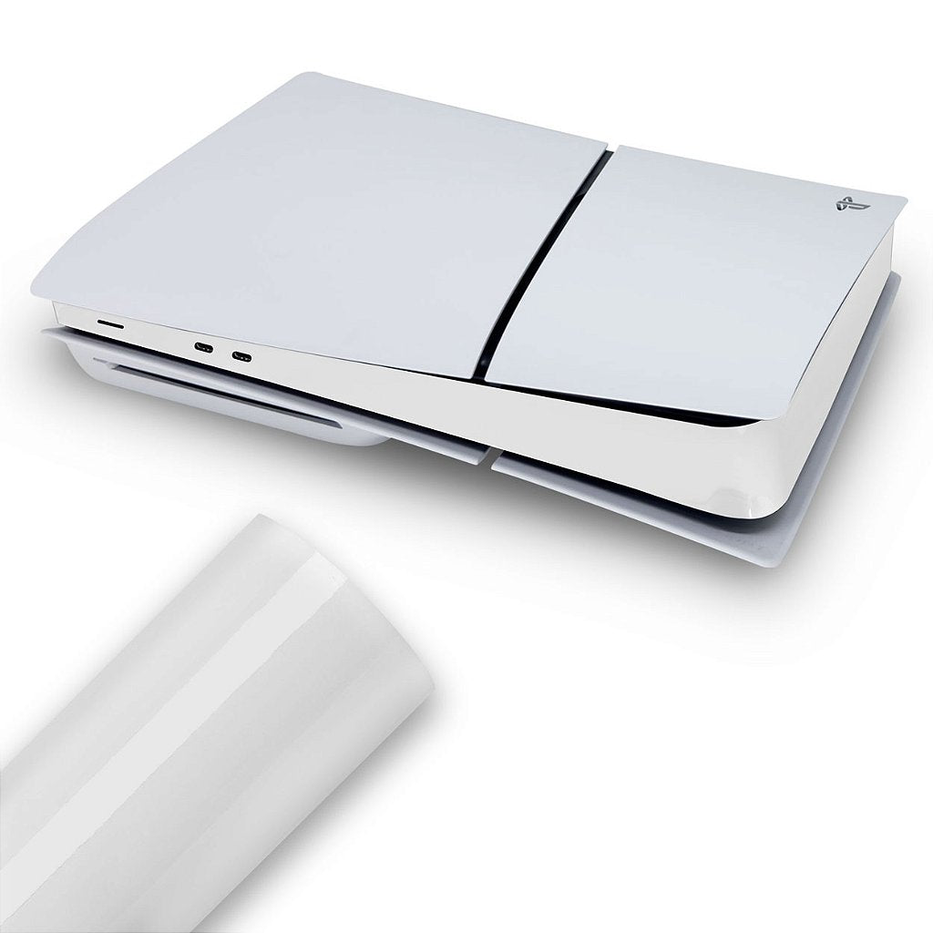 Skin PS5 Slim Central - Branco
