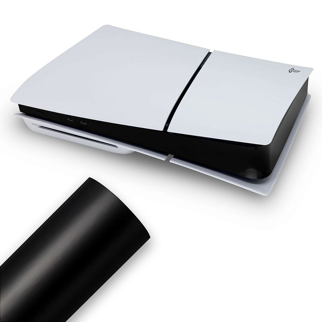 Skin PS5 Slim Central - Preto Fosco Mate
