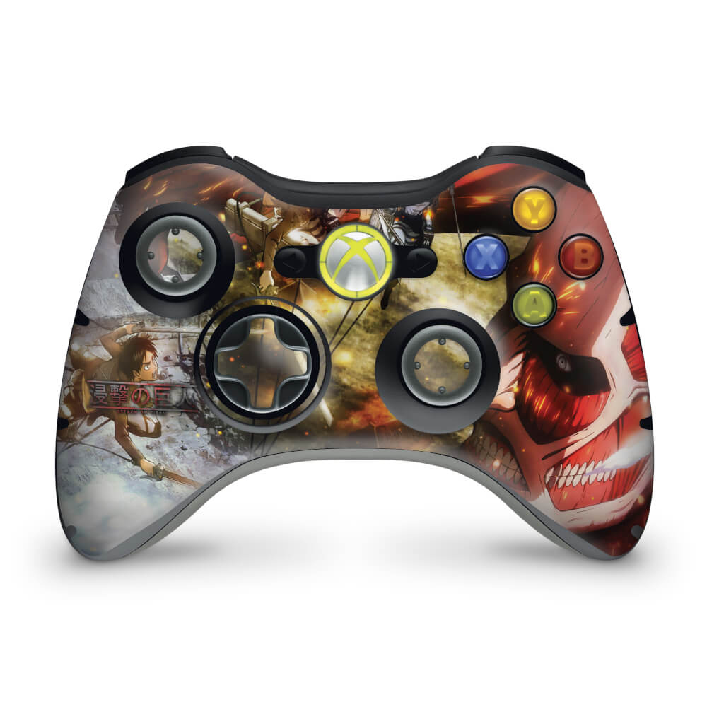 Skin Anti-Rage Xbox 360 Controle - Attack On Titan #a