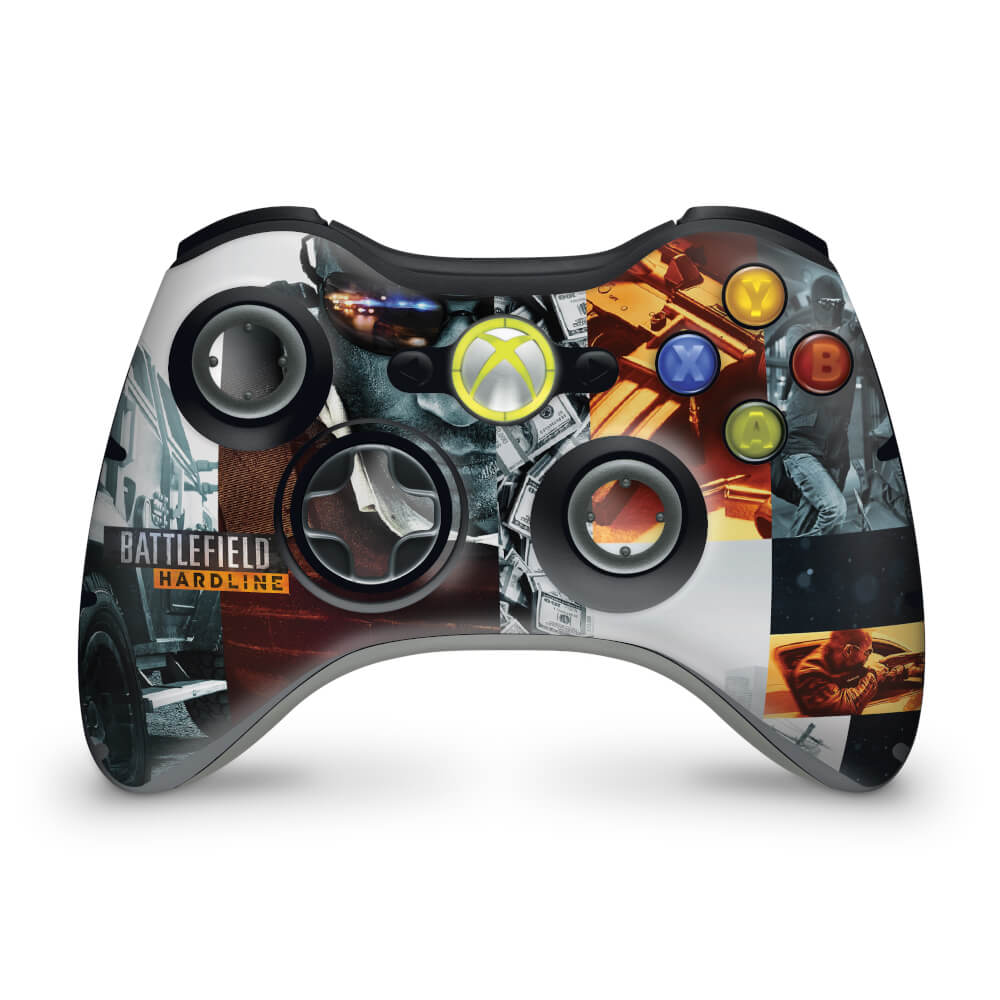 Skin Anti-Rage Xbox 360 Controle - Battlefield Hardline