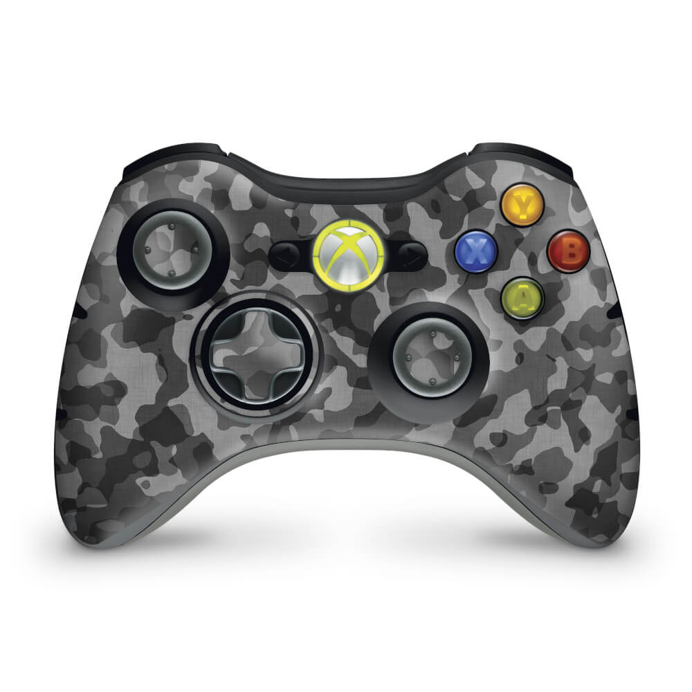 Skin Anti-Rage Xbox 360 Controle - Camuflagem Cinza