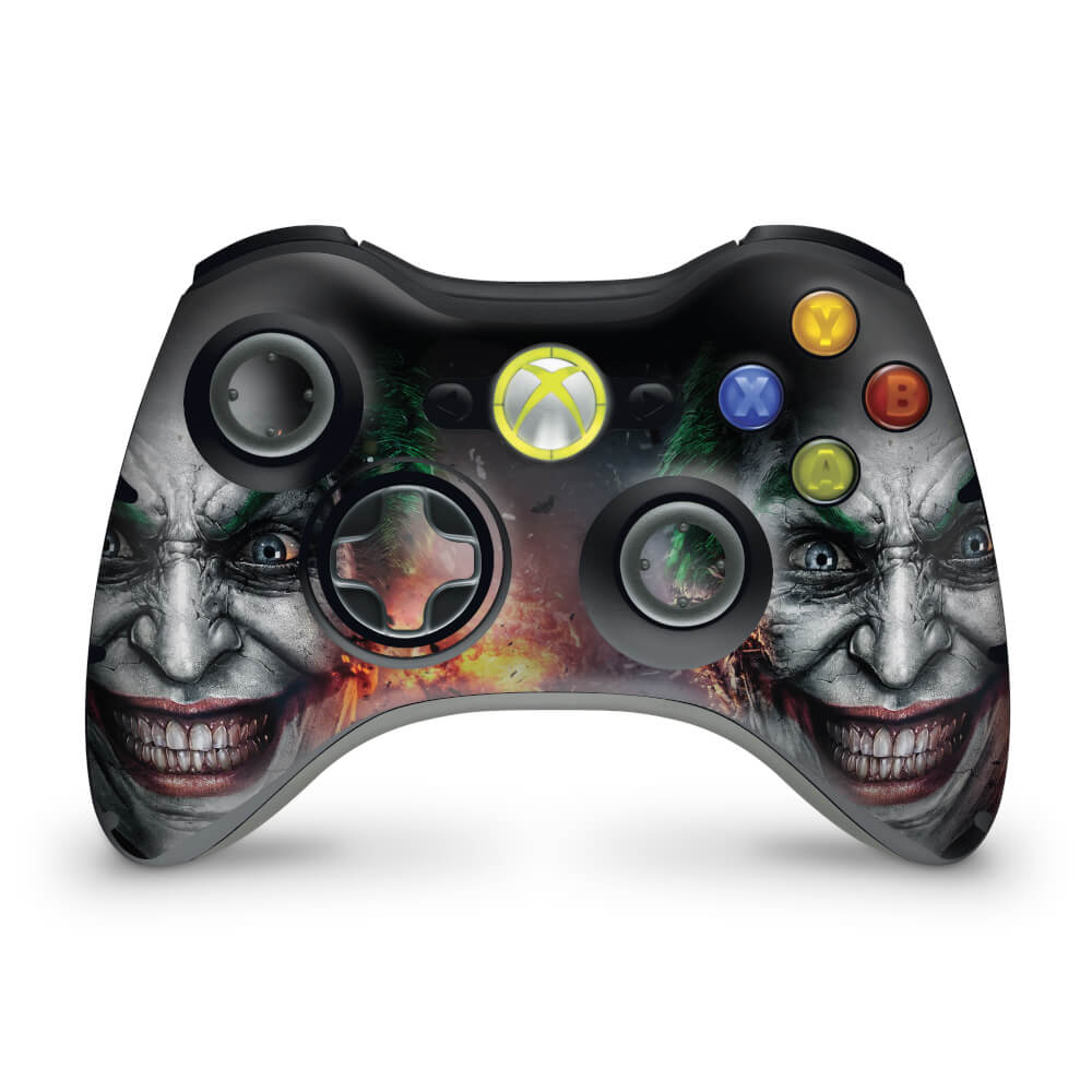 Skin Anti-Rage Xbox 360 Controle - Coringa Joker #b