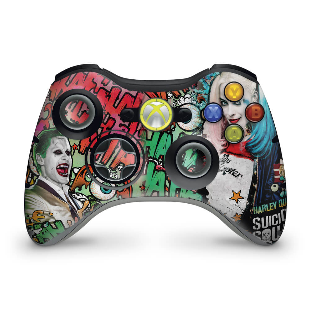 Skin Anti-Rage Xbox 360 Controle - Esquadrão Suicida #b