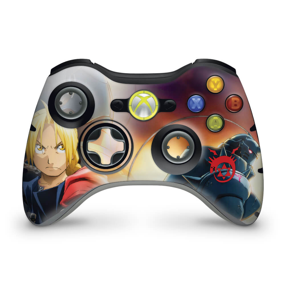 Skin Anti-Rage Xbox 360 Controle - Fullmetal Alchemist