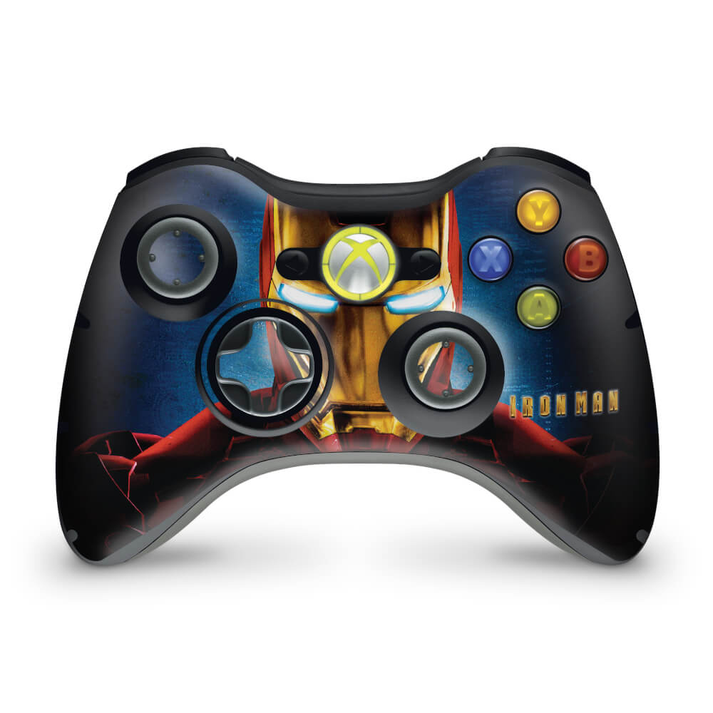 Skin Anti-Rage Xbox 360 Controle - Homem De Ferro #b