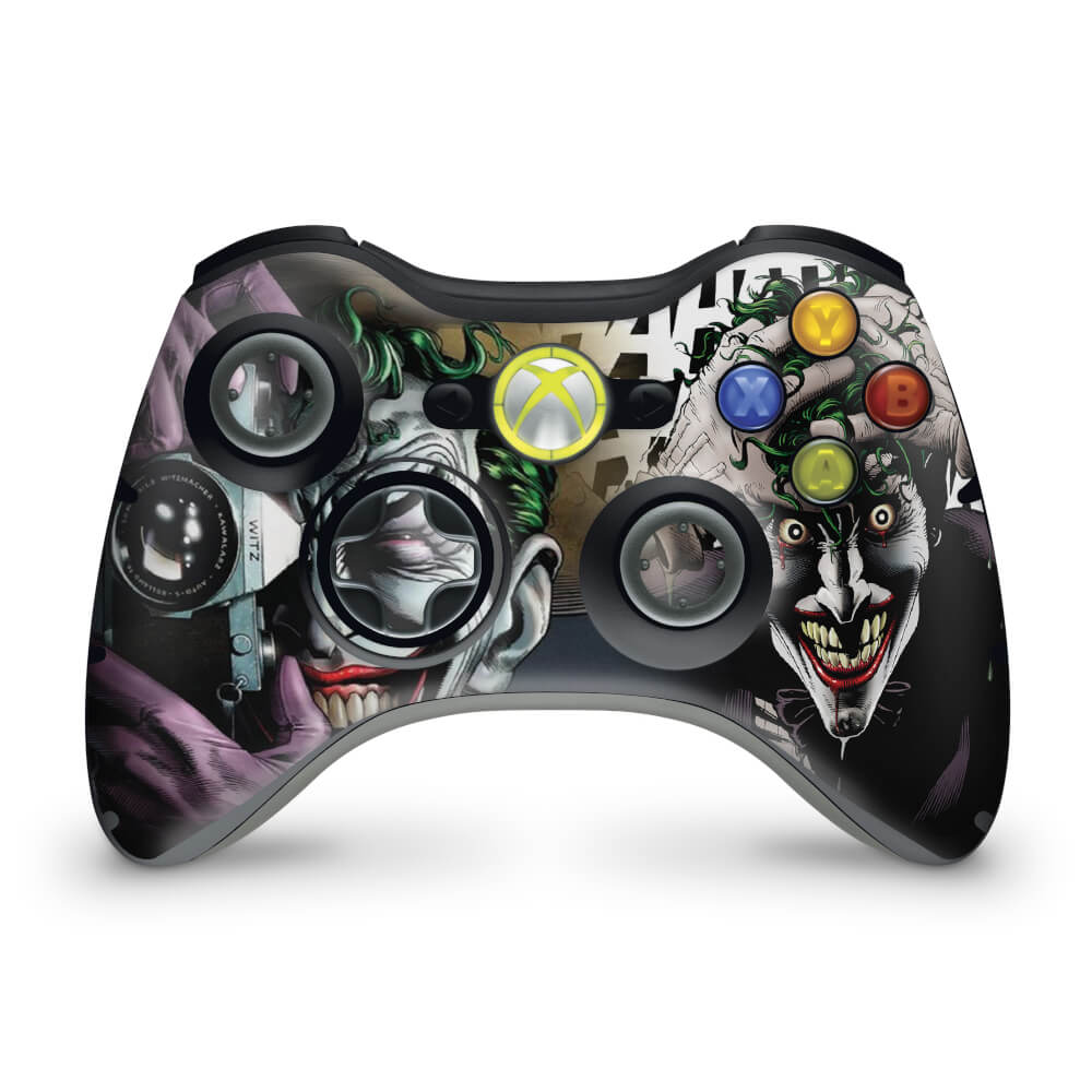 Skin Anti-Rage Xbox 360 Controle - Joker Coringa