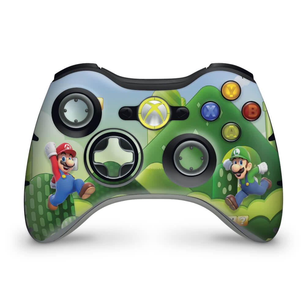 Skin Anti-Rage Xbox 360 Controle - Mario & Luigi