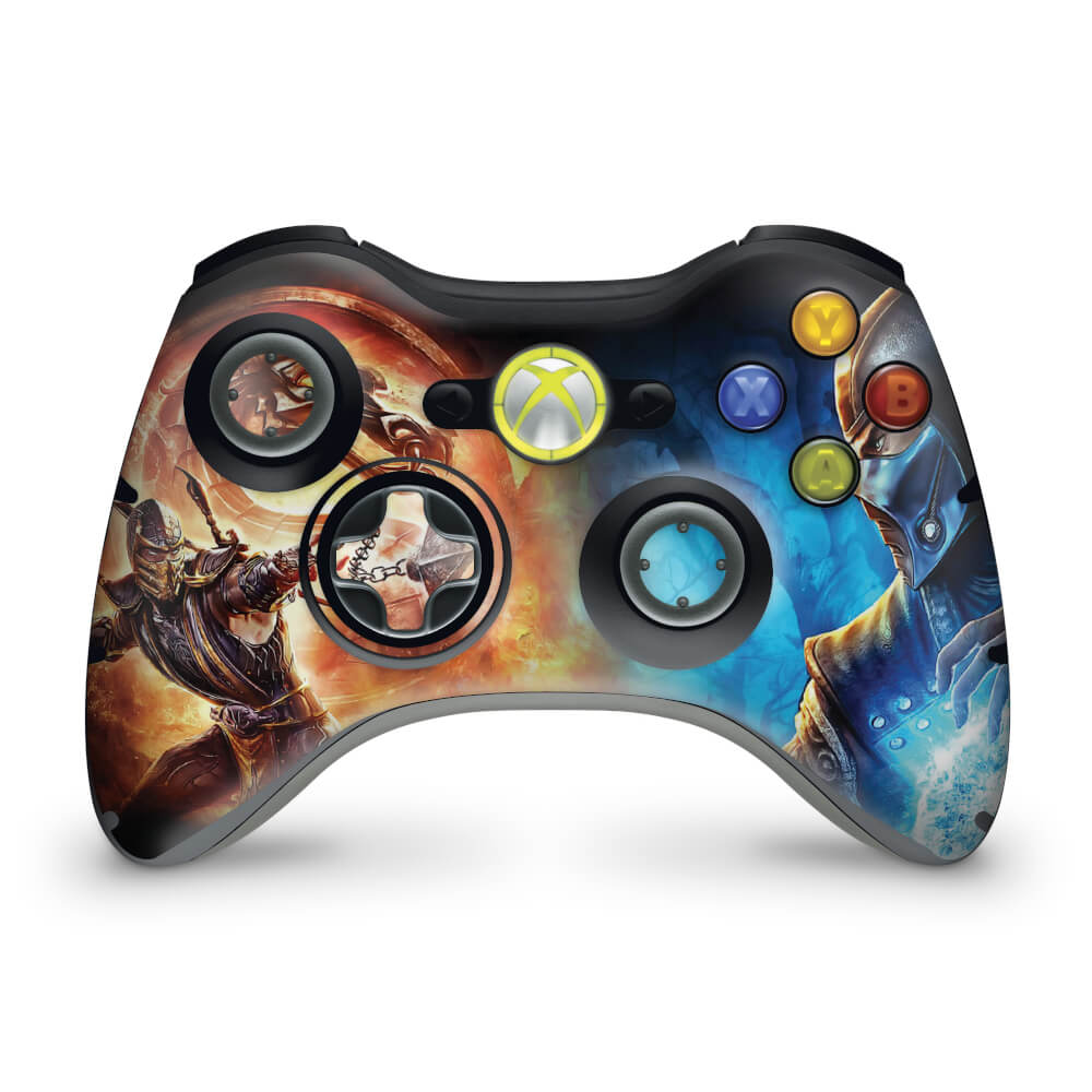 Skin Anti-Rage Xbox 360 Controle - Mortal Kombat