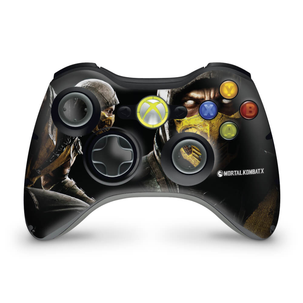 Skin Anti-Rage Xbox 360 Controle - Mortal Kombat X #a