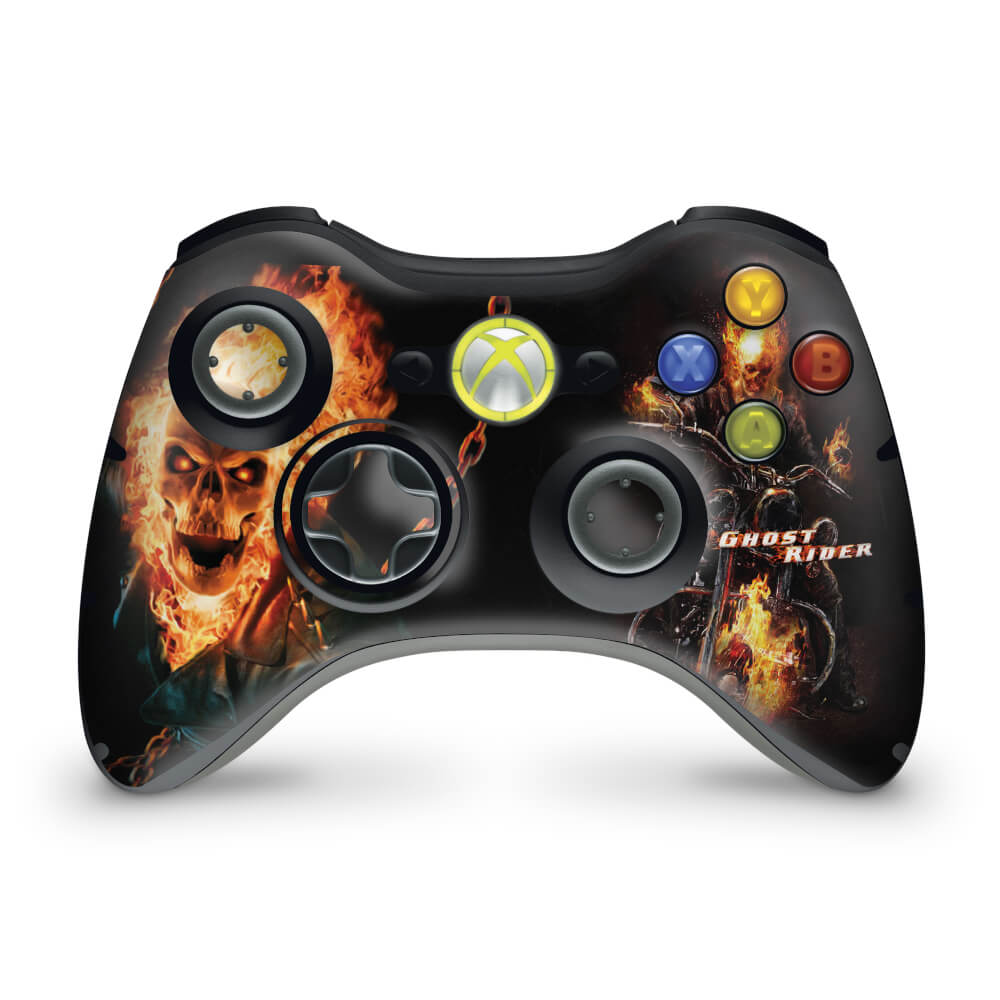 Skin Anti-Rage Xbox 360 Controle - Motoqueiro Fantasma A