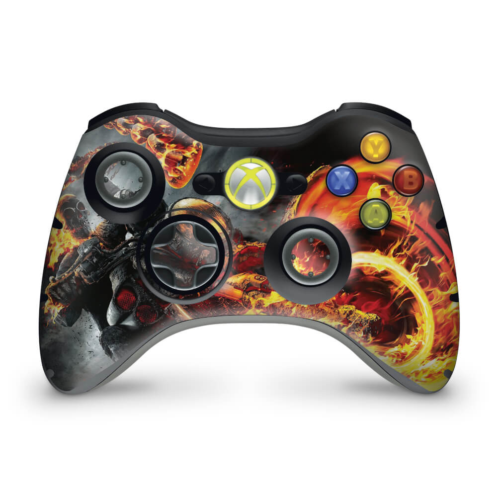 Skin Anti-Rage Xbox 360 Controle - Motoqueiro Fantasma B