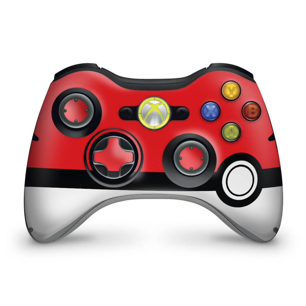 Skin Anti-Rage Xbox 360 Controle - Pokemon Pokebola