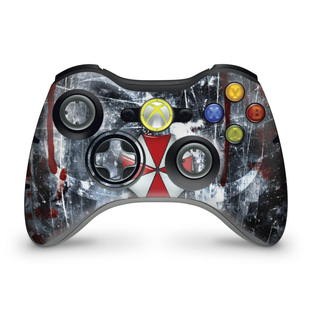 Skin Anti-Rage Xbox 360 Controle - Resident Evil Umbrella