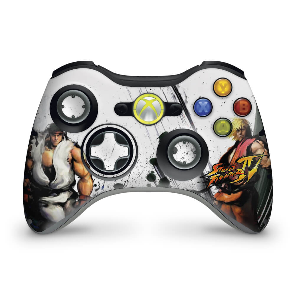 Skin Anti-Rage Xbox 360 Controle - Street Fighter 4 #a